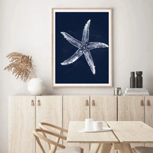 Load image into Gallery viewer, Starfish Ocean Blue II | Wall Art
