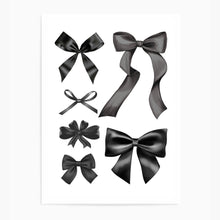 Load image into Gallery viewer, Coquette Black Bows
