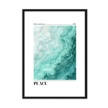 Load image into Gallery viewer, Peace Green Wave Effect | Wall Art