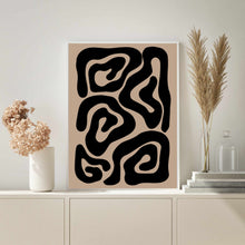 Load image into Gallery viewer, Matisse Black & Brown XIX | Wall Art