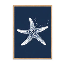 Load image into Gallery viewer, Starfish Ocean Blue I | Wall Art