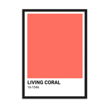 Load image into Gallery viewer, Living Coral Colour Swatch | Wall Art