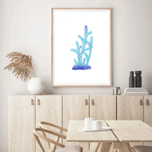 Load image into Gallery viewer, Coral Blue | Wall Art