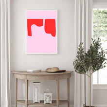 Load image into Gallery viewer, Red & Pink Abstract II | Wall Art