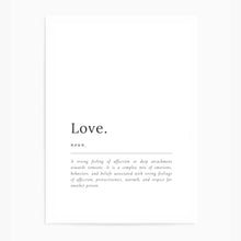 Load image into Gallery viewer, Love Definition II White