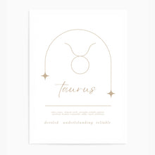 Load image into Gallery viewer, Taurus Zodiac III