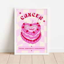 Load image into Gallery viewer, Cancer Birthday Cake | Art Print