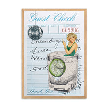 Load image into Gallery viewer, Guest Check Cocktail Disco Ball Blue | Wall Art