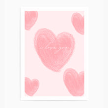 Load image into Gallery viewer, I Love You Pink Hearts