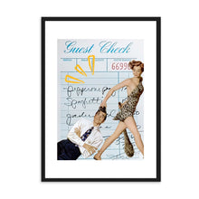 Load image into Gallery viewer, Guest Check Love Couple Blue II | Wall Art