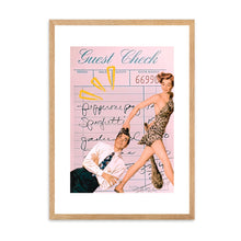 Load image into Gallery viewer, Guest Check Love Couple Pink II | Wall Art
