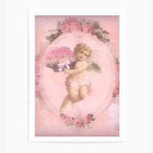 Load image into Gallery viewer, Coquette Pink Cherub | Wall Art Print