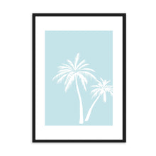 Load image into Gallery viewer, Palm Trees Blue | Wall Art
