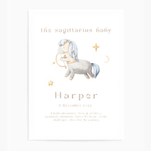 Load image into Gallery viewer, Personalised The Sagittarius Baby
