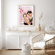 Load image into Gallery viewer, Guest Check Love Couple Pink | Wall Art