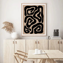 Load image into Gallery viewer, Matisse Black & Brown XIX | Wall Art