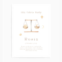 Load image into Gallery viewer, Personalised The Libra Baby