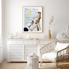 Load image into Gallery viewer, Guest Check Love Couple Blue II | Wall Art