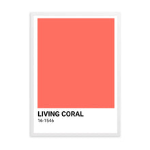 Load image into Gallery viewer, Living Coral Colour Swatch | Wall Art