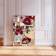 Load image into Gallery viewer, Dark Red Moody Collage II | Wall Art Print
