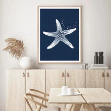 Load image into Gallery viewer, Starfish Ocean Blue I | Wall Art