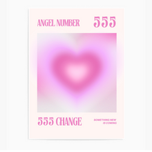 Load image into Gallery viewer, Angel Number 555 Change Heart Aura