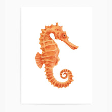 Load image into Gallery viewer, Seahorse Orange Tones | Wall Art