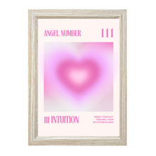 Load image into Gallery viewer, Angel Number 111 Intuition Heart Aura