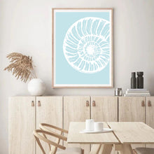 Load image into Gallery viewer, Seashell Blue Big | Wall Art