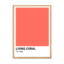 Load image into Gallery viewer, Living Coral Colour Swatch | Wall Art