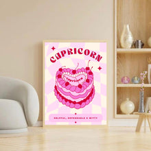 Load image into Gallery viewer, Capricorn Birthday Cake | Art Print