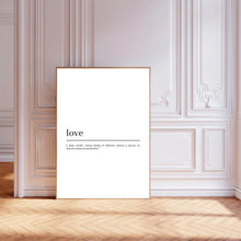 Load image into Gallery viewer, Love Definition I White