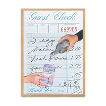 Load image into Gallery viewer, Guest Check Cheers Blue II | Wall Art