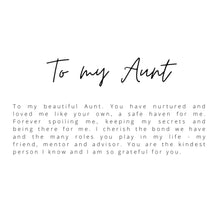 Load image into Gallery viewer, To My Aunt