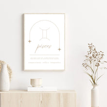 Load image into Gallery viewer, Pisces Zodiac III