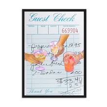 Load image into Gallery viewer, Guest Check Cheers Blue IV | Wall Art