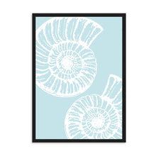 Load image into Gallery viewer, Seashells Light Blue | Wall Art
