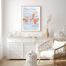 Load image into Gallery viewer, Guest Check Cheers Blue IV | Wall Art