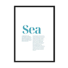 Load image into Gallery viewer, Sea Definition | Wall Art