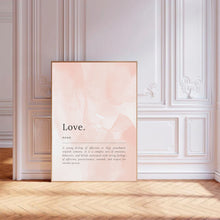Load image into Gallery viewer, Love Definition II Pink