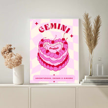 Load image into Gallery viewer, Gemini Birthday Cake | Art Print
