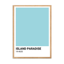 Load image into Gallery viewer, Island Paradise Blue Colour Swatch | Wall Art