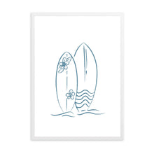 Load image into Gallery viewer, Surfboard Blue I | Wall Art