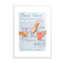 Load image into Gallery viewer, Guest Check Cheers Blue IV | Wall Art
