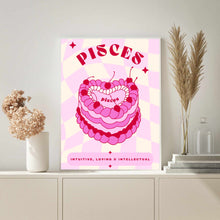 Load image into Gallery viewer, Pisces Birthday Cake | Art Print