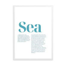 Load image into Gallery viewer, Sea Definition | Wall Art
