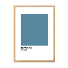 Load image into Gallery viewer, Niagara Blue Colour Swatch | Wall Art