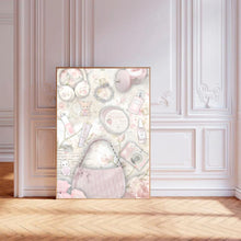 Load image into Gallery viewer, Strawberry Lip Balm Collage | Wall Art Print