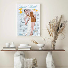 Load image into Gallery viewer, Guest Check Couple Putt Pink | Wall Art