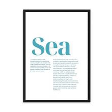 Load image into Gallery viewer, Sea Definition | Wall Art